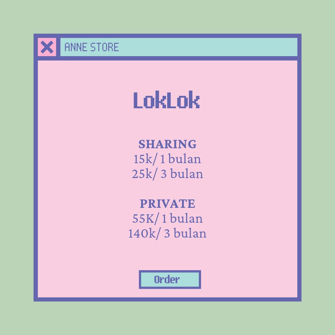 READY YOUKU &amp; LOKLOK 🎠

🔸LokLok
Share
↪15k/bln
↪30k/3 bln
Private
↪55k/bln
↪140k/3 bln

🔸YOUKU
Share
↪15k/bln
↪23k/3 bln
Private
↪40k/bln
↪75k/3 bln

➡Bergaransi
➡Trusted (#.testibyre)
➡Order : wa.me/6287768463922

t. sapa mana ada yang jual youku loklok murah