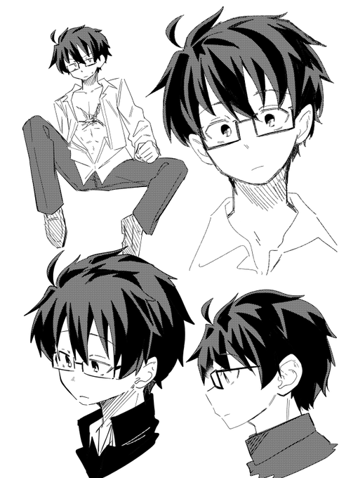 男描く特訓、もそもそと継続中。
ちょっとずつ上達している 