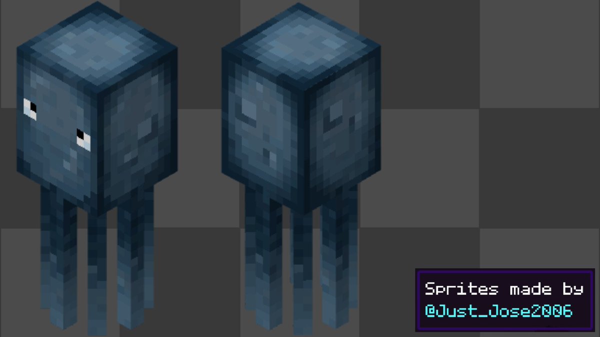 just_jose2006's tweet image. Mob's Tweaks: Squid retexture 

Entre los mobs que más odio del juego está el calamar, la razón? 
Su textura esta igual desde hace años, y la 1.14 casi no le hizo ningun cambio

que opinan? :P

#Minecraft #MinecraftIdeas #MinecraftMods #PixelArt #PixelArtist #Modding #TexturePack