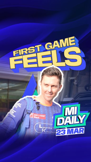 Opening game vibes were 🔛 point in Chennai ✅ 📹 Credits: Twitter/mipaltan