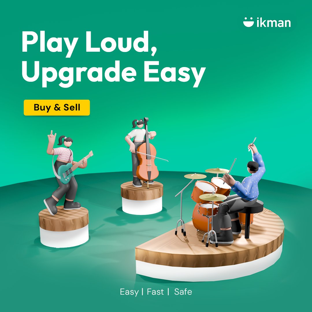 Ikman_lk's tweet image. Looking for your next guitar, keyboard, or drum set? Find great deals on ikman, sell what you’ve outgrown, and keep the music flowing!
🎸 Buy &amp;amp; sell instruments effortlessly
🎶 Find your next instrument today! 

#ikman  #EasyFastSafe #ikmanMusic
