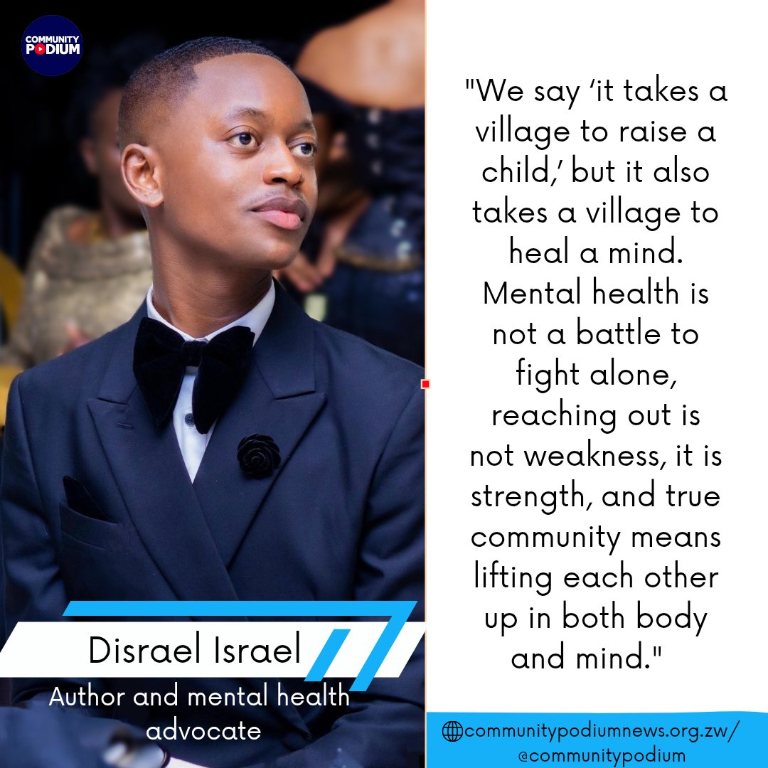 Community Podium (@communitypodium) on Twitter photo 📻On last week's radio show, #IlihloLemaphandleni, which airs every Thursday at 11 AM on <a href="/SkyzMetroFM/">Skyz Metro FM</a>, guest Disrael Israel spoke passionately about the connection between mental health wellness and a positive family structure.
He urged parents and guardians to encourage their 📻On last week's radio show, #IlihloLemaphandleni, which airs every Thursday at 11 AM on <a href="/SkyzMetroFM/">Skyz Metro FM</a>, guest Disrael Israel spoke passionately about the connection between mental health wellness and a positive family structure.
He urged parents and guardians to encourage their