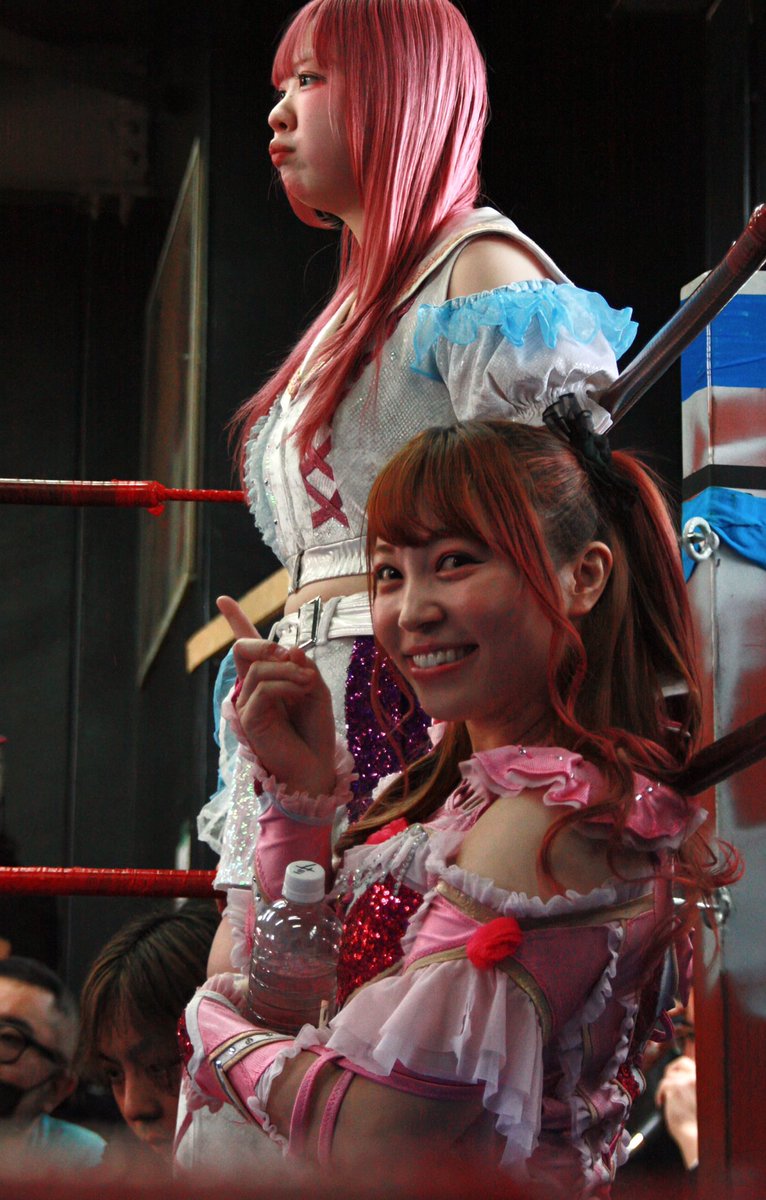 i18919's tweet image. ふたりともめちゃめちゃかわいかった;ᴗ;🩷

2025.3.23 東京ZOO
#ハルミプロレス #しのせ愛梨紗 選手 #神姫楽ミサ 選手