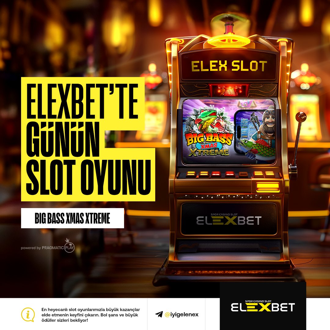 ✅ ELEX'TE GÜNÜN SLOT OYUNU!

🎣 Çarpanlara doyamayacağınız slot oyunlarımız ile kazanmaya hemen başlayabilirsiniz.

⚡️ Pragmatic Play sağlayıcısının Big Bass Xmas Xtreme oyunu ile kazanmalara doyamayacaksınız!

Kazancın en iyi adresi: ws.tc/elexbet