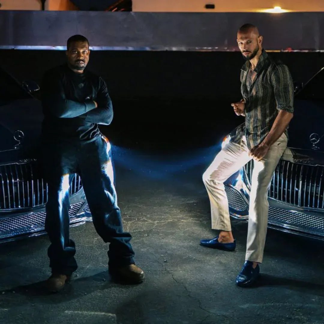 YE x Andrew Tate 

The double chrome Maybach is crazy 🔥