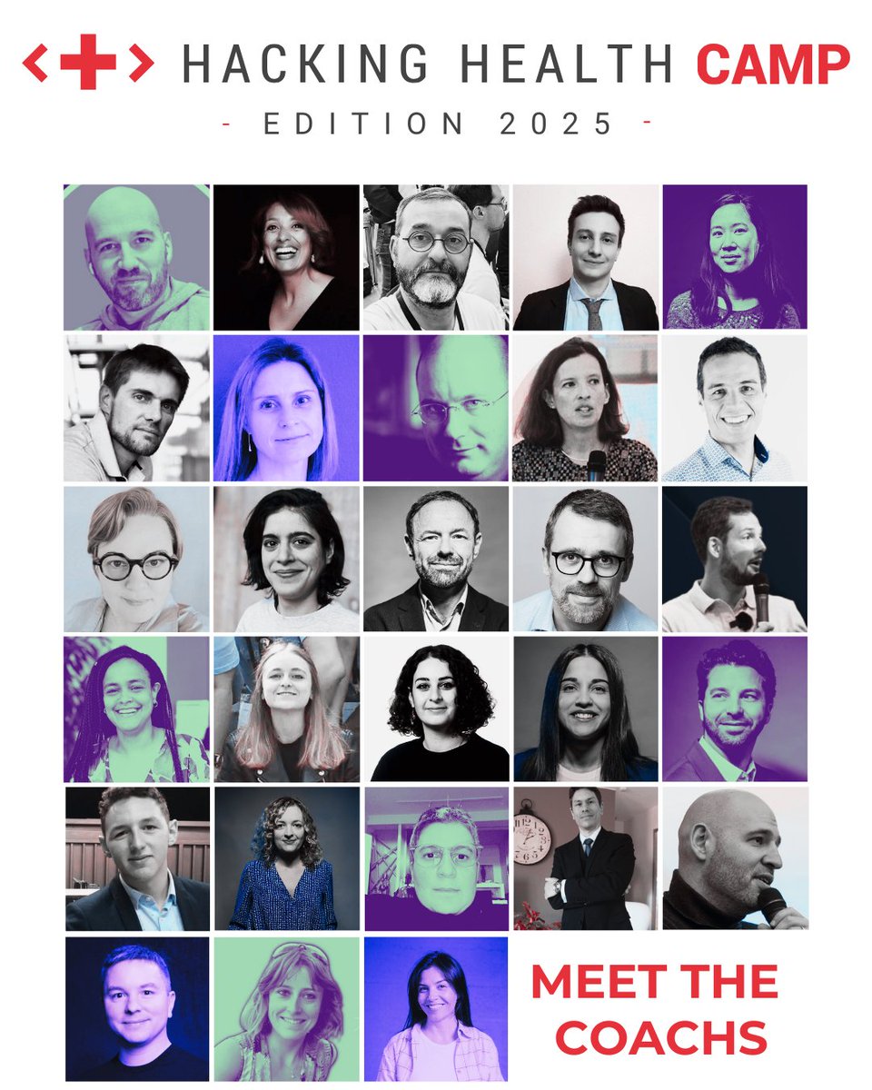 🔥 MEET THE COACHS! 
Retrouvez-nous EN PRÉSENTIEL à Strasbourg du 28 au 30 MARS 2025 ❤️
ET EN LIVE sur le site hackinghealth.camp 

✔️PITCHS : vendredi, 18h
✔️LIVE : Dimanche, 14h - 18h
#HHCAMP