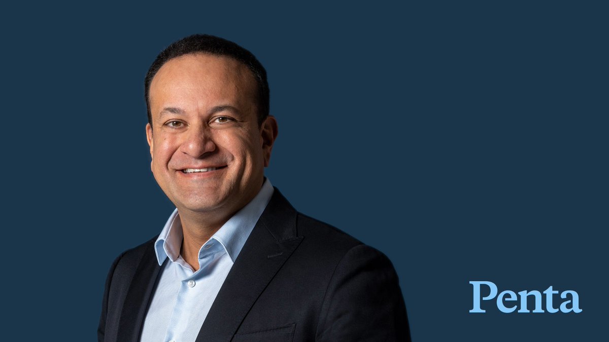 Penta Group (@pentagrp) on Twitter photo Penta is excited to announce that former Irish Taoiseach <a href="/LeoVaradkar/">Leo Varadkar</a> will officially join our stakeholder solutions firm on April 10 as a Global Advisory Board member.
A two-term Taoiseach (Prime Minister), Mr. Varadkar brings a wealth of global leadership and crisis management Penta is excited to announce that former Irish Taoiseach <a href="/LeoVaradkar/">Leo Varadkar</a> will officially join our stakeholder solutions firm on April 10 as a Global Advisory Board member.
A two-term Taoiseach (Prime Minister), Mr. Varadkar brings a wealth of global leadership and crisis management