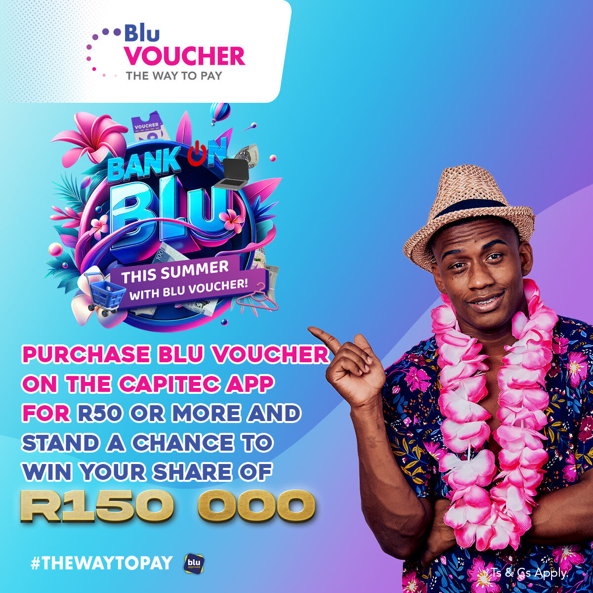 Blu Voucher (@bluvoucher) on Twitter photo ๐๐ ๐๐๐๐๐ ๐๐๐ ๐ฒ๐จ๐ฎ๐ซ ๐ฏ๐จ๐ฎ๐๐ก๐๐ซ ๐ฌ๐๐ซ๐ข๐๐ฅ ๐ง๐ฎ๐ฆ๐๐๐ซ ๐ญ๐จ ๐๐๐๐๐
Summerโs all about fun, sun, and easy wins! Buy a Blu Voucher R50+, SMS your code to 39636, and you could be basking in your share of R150,000!
๐๐๐๐: ๐๐๐๐ก ๐ฎ๐ง๐ข๐ช๐ฎ๐ ๐๐ ๐๐๐๐๐ ๐๐๐ ๐ฒ๐จ๐ฎ๐ซ ๐ฏ๐จ๐ฎ๐๐ก๐๐ซ ๐ฌ๐๐ซ๐ข๐๐ฅ ๐ง๐ฎ๐ฆ๐๐๐ซ ๐ญ๐จ ๐๐๐๐๐
Summerโs all about fun, sun, and easy wins! Buy a Blu Voucher R50+, SMS your code to 39636, and you could be basking in your share of R150,000!
๐๐๐๐: ๐๐๐๐ก ๐ฎ๐ง๐ข๐ช๐ฎ๐