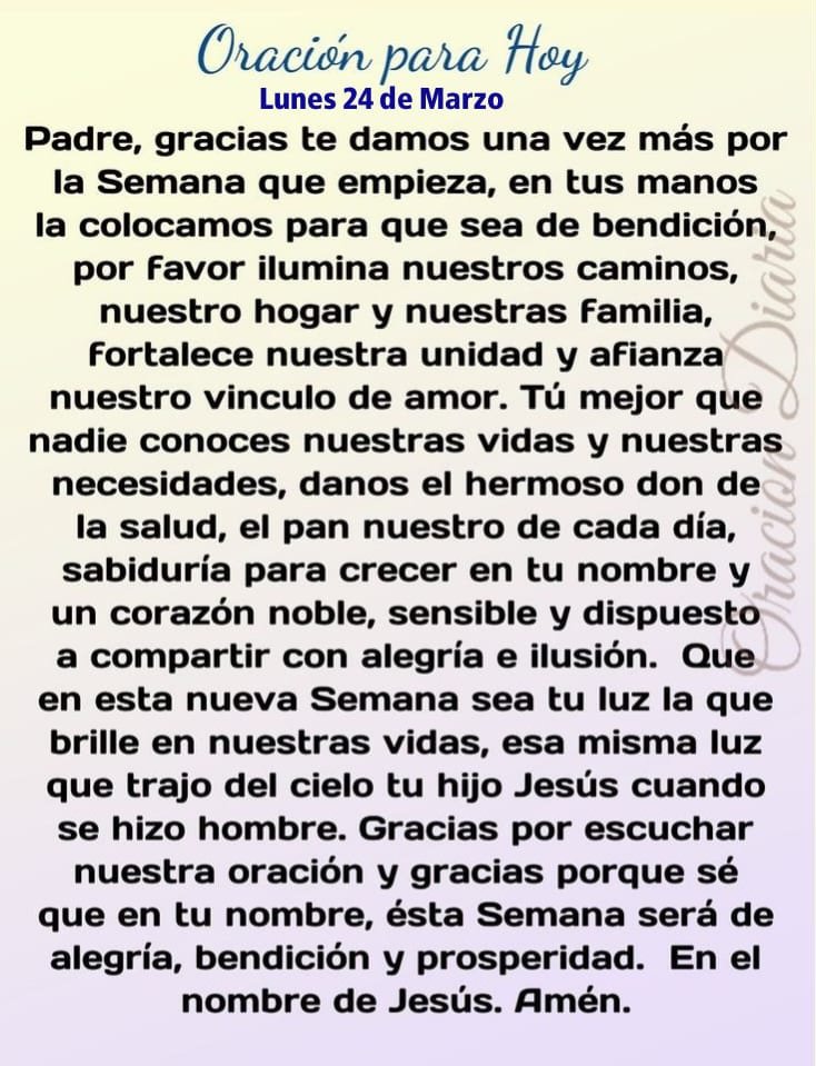 Oración Diaria®™ (@oracion_diaria) on Twitter photo 