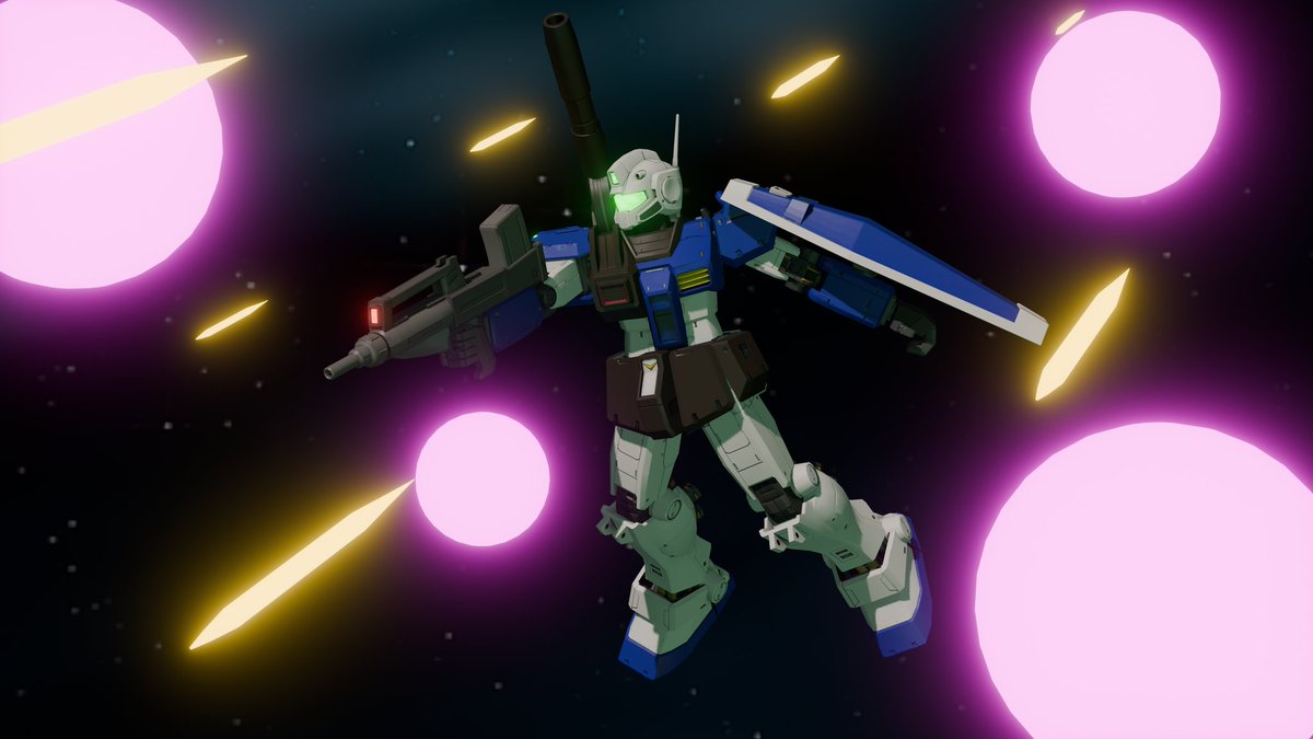 Johnham_141's tweet photo. GM Cannon Space Assault Type C

#blender #Gundam #kitbash https://t.co/fulApGDzzK