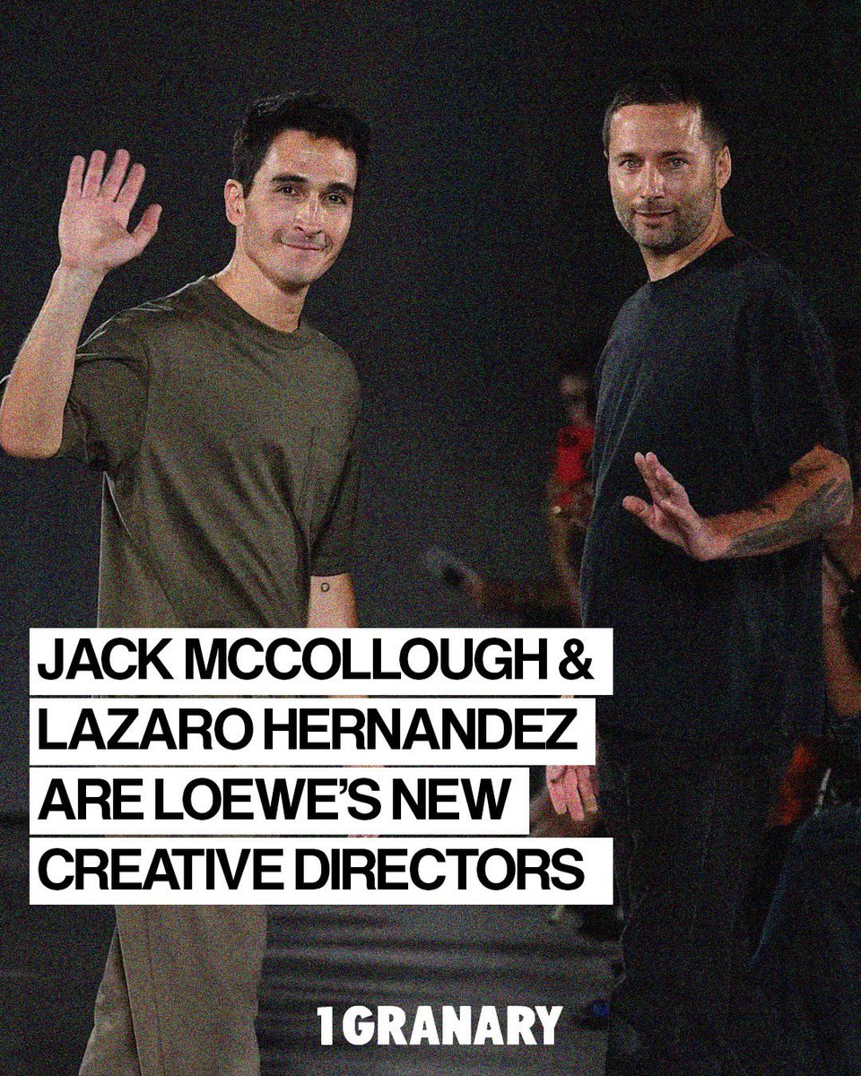 1Granary's tweet photo. The design duo behind Proenza Schouler are the new creative directors of LOEWE https://t.co/fJnlyFCnc2