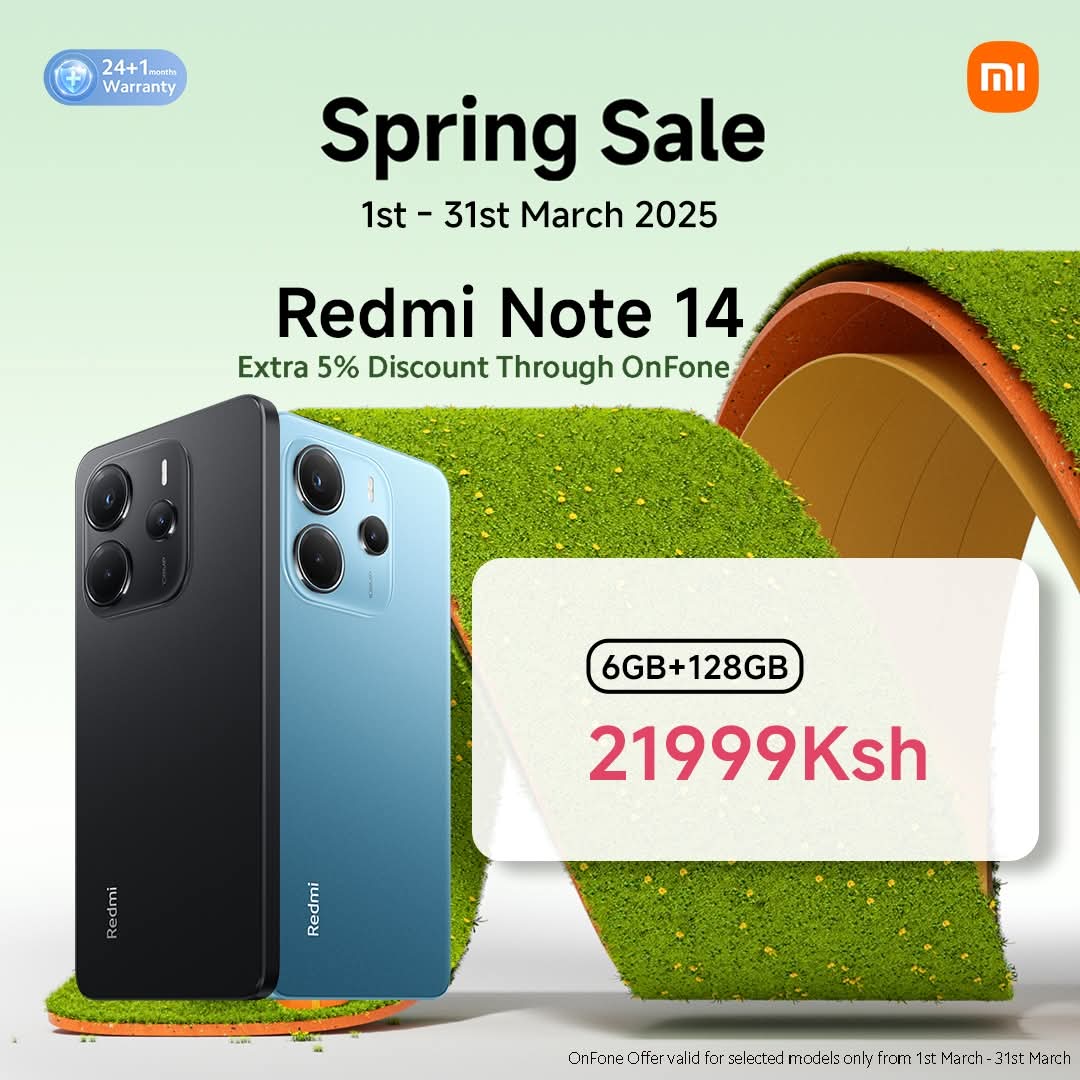 Xiaomi_Kenya's tweet photo. FINAL CALL! ⏳ 

#XiaomiSpringSale is almost GONE!  

Only a few pieces left.  Don't LOSE KES 3900! Discount

Pay easy with Lipa Pole Pole! 

SHOP NOW! https://t.co/0KTx6LuW9r