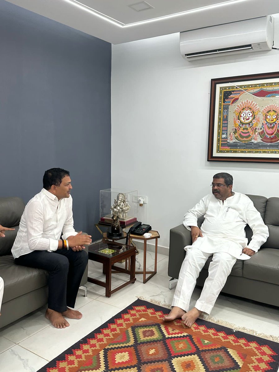 "Deeply saddened by the passing of Shri Devendra Pradhan ji. My heartfelt condolences to you, Dharmendra Pradhan ji, and your family during this difficult time. His contributions and legacy will always be remembered. May his soul rest in peace."