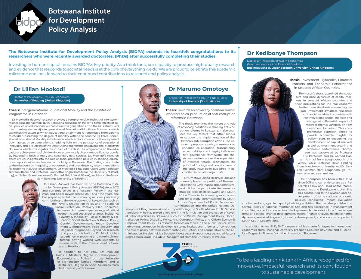 Botswana Institute for Development Policy Analysis tweet media