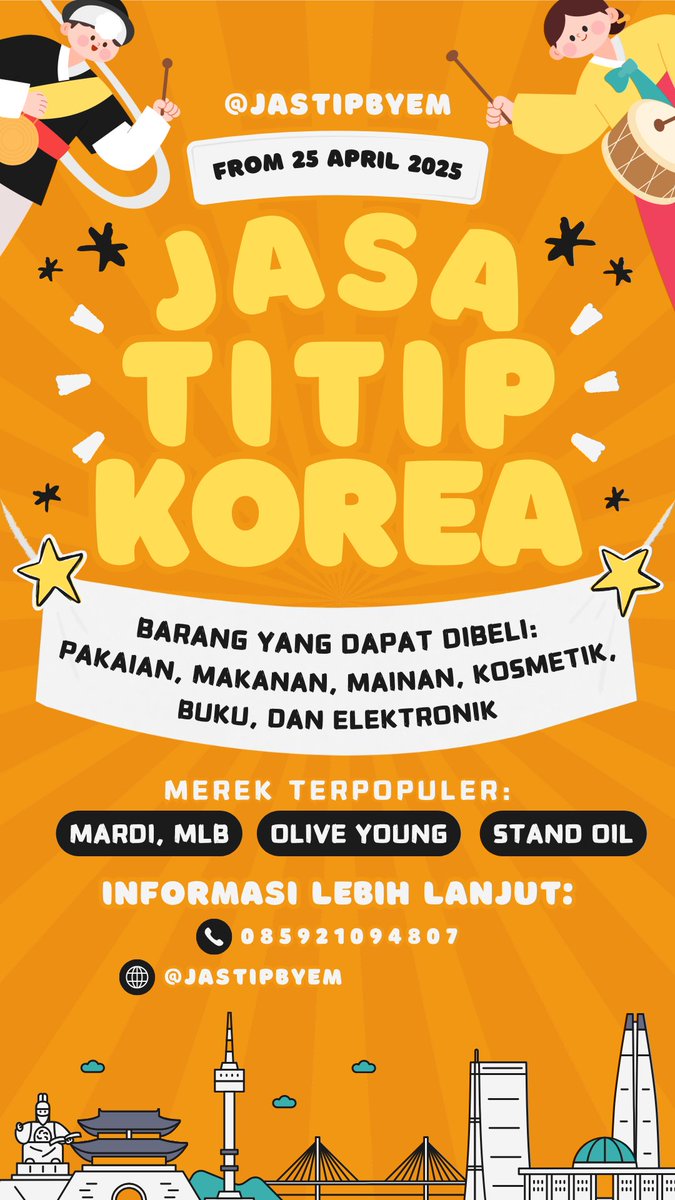 emelymrnh's tweet photo. Open Jastip dan Open Bagasi KOR - INDO hand carry start from 25 april for order and more info please contact ig and wa jastip.byem jastipmurah #jastipkorea #jastip #handcarry #korea #koreajastip #koreaselatan #kpop #SouthKorea https://t.co/VdqEruQYXf