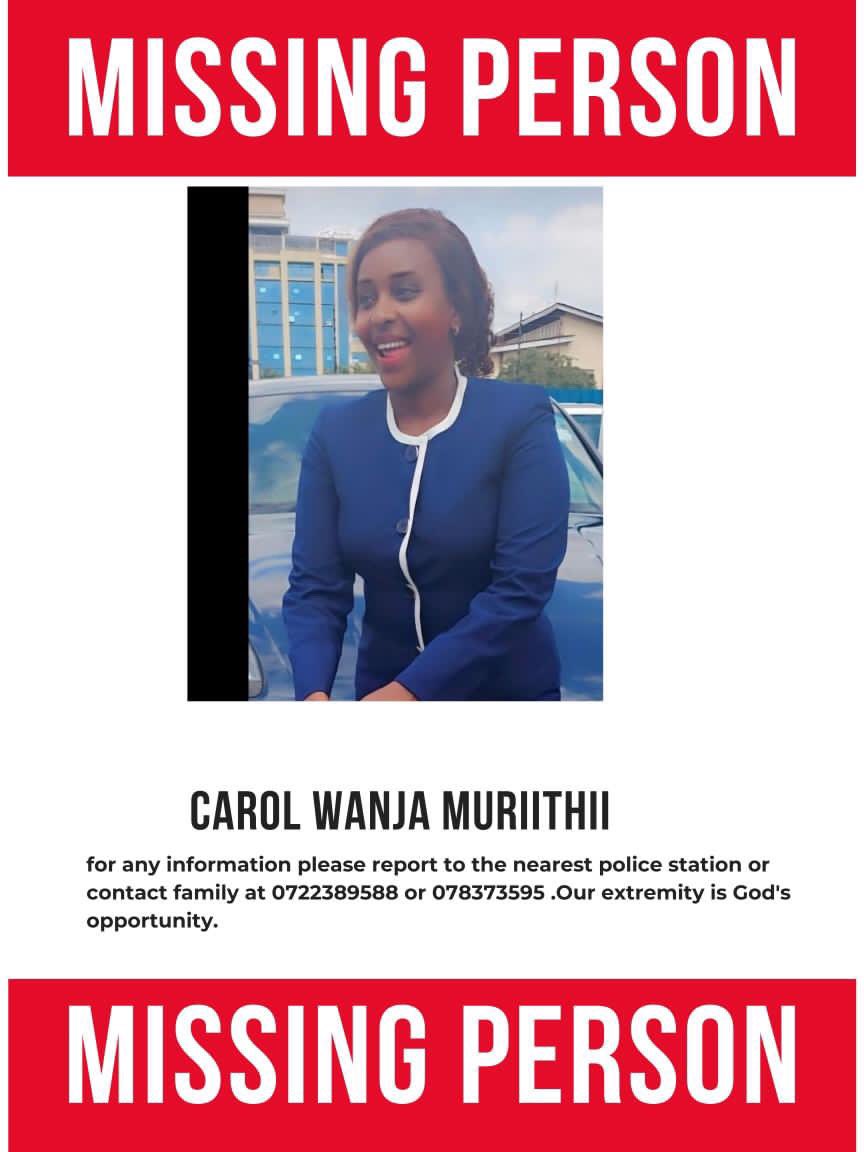 Help us find her 

Reach out to the number below for any information