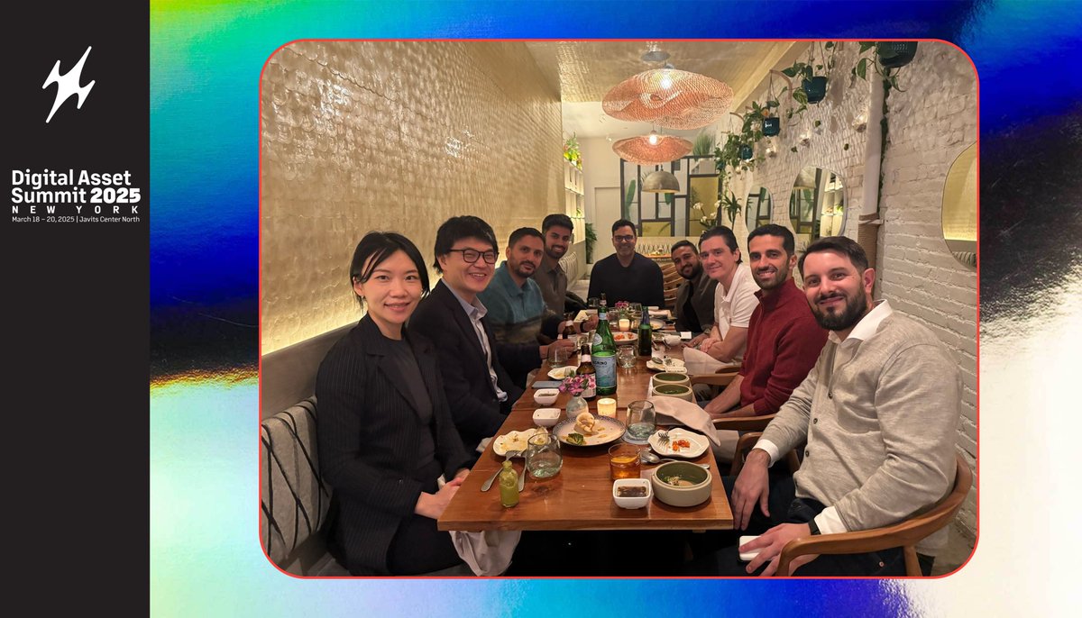 Great time in New York on the sidelines of Digital Asset Summit 2025. <a href="/further/">Further</a>, led by our Managing Partner Faisal Al Hammadi <a href="/falhammadi/">fah.eth</a>, hosted an intimate dinner, bringing together our portfolio companies, founders, and investors. See you all soon in Dubai for <a href="/token2049/">TOKEN2049</a>!