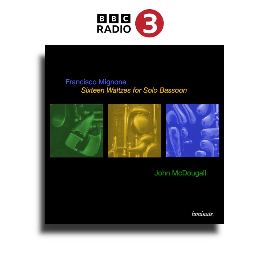 Did you hear the solo bassoon works of Francesco Mignone played on BBC Radio 3’s Sunday Morning programme? Explore the rest of the album on our newly remastered release of John McDougall’s recording of all Sixteen Solo Waltzes for solo bassoon. 

bit.ly/MignoneWaltzes…