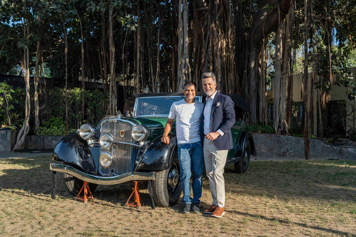 Vicky Roy (@vickyroy87) on Twitter photo It was so great to meet you in India <a href="/UliMaybach/">Uli Maybach</a>
Uli Maybach Maybach Foundation
<a href="/UliMaybach/">Uli Maybach</a> <a href="/maybach_org/">Maybach Foundation</a> <a href="/OjasArt/">Ojas Art</a> It was so great to meet you in India <a href="/UliMaybach/">Uli Maybach</a>
Uli Maybach Maybach Foundation
<a href="/UliMaybach/">Uli Maybach</a> <a href="/maybach_org/">Maybach Foundation</a> <a href="/OjasArt/">Ojas Art</a>