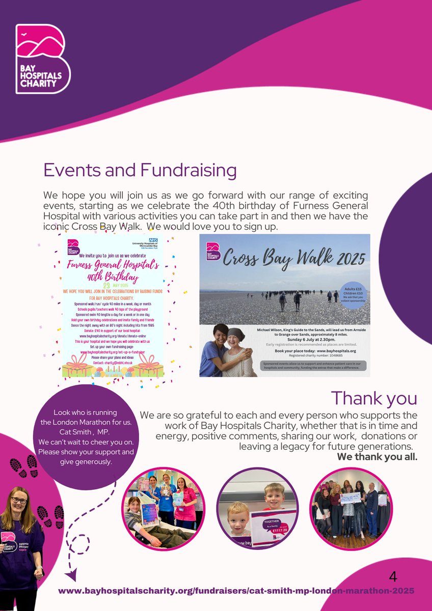 Bay Hospitals Charity (@bayhospitals) on Twitter photo Grab a coffee ☕️and have a quick read of the <a href="/bayhospitals/">Bay Hospitals Charity</a> newsletter. If you like it, let us know. If you have any comments or feedback on what you would like to see in future editions please
email: charity@mbht.nhs.uk <a href="/UHMBT/">MorecambeBayNHSTrust</a> Grab a coffee ☕️and have a quick read of the <a href="/bayhospitals/">Bay Hospitals Charity</a> newsletter. If you like it, let us know. If you have any comments or feedback on what you would like to see in future editions please
email: charity@mbht.nhs.uk <a href="/UHMBT/">MorecambeBayNHSTrust</a>