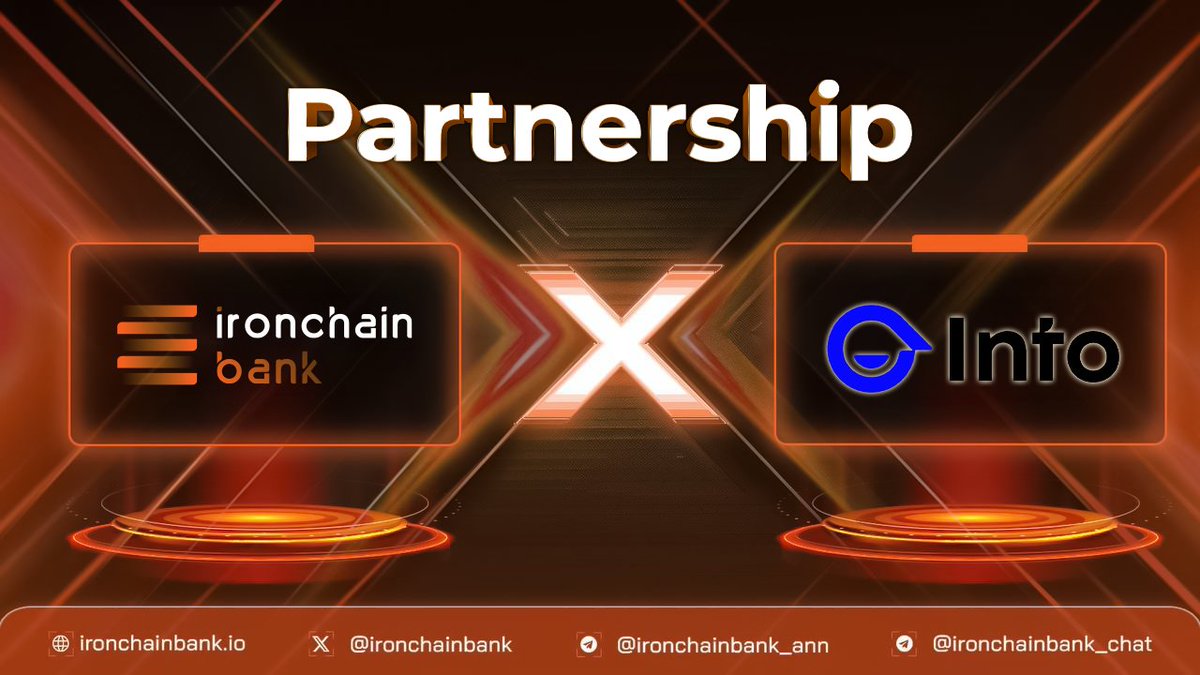 🚀 Big news! Ironchain Bank is joining forces with <a href="/intoverse_/">INTO</a> to reshape the future of Web3 social networking, finance, entertainment, and digital commerce! 🌍✨

INTO is redefining digital experiences with its "social-to-earn" model, a multi-functional crypto wallet, and a