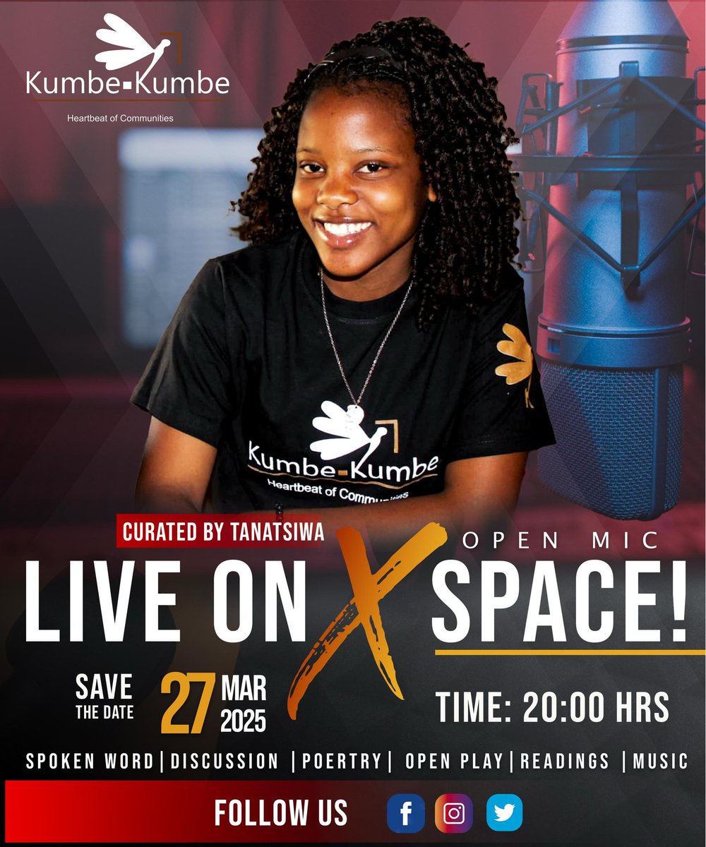 We're wrapping up Women's Month with a bang 🔥 , here on ⚒️.Lets honor the amazing women we've lost, celebra8 the icons who inspire us &amp; uncover the latest trends! #openmic #womensmonth #joinus #art4communities <a href="/EverjoiceWin/">Everjoice Win</a> <a href="/woman_kind/">Womankind Worldwide</a> <a href="/polycomdev/">Polycom Girls 💛💙💖</a> <a href="/table_girls/">TheGirlsTable</a> <a href="/SanyuFor/">Sanyu Centre for Arts and Rights</a>