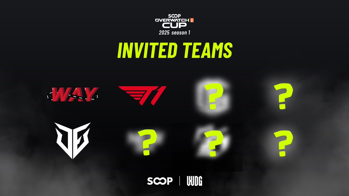 [SOOP OVERWATCH2 CUP 2025 Season 1]

SOOP OVERWATCH2 CUP의 초청 팀 8팀 중 3팀을 선공개합니다👀

 <a href="/WAY_OWCS/">WAY</a>  <a href="/T1_official_gg/">T1 Official</a>  <a href="/Vesta_Global/">𝗩𝗘𝗖</a> 

여러분도 SOOP CUP에 도전하세요⚔️
🗓️예선 참가 팀 모집 기간: 3/20(목) - 3/27(목) 23:59
🏆총 상금 1,000만원
🔗esports.sooplive.co.kr/gggl/tournamen…