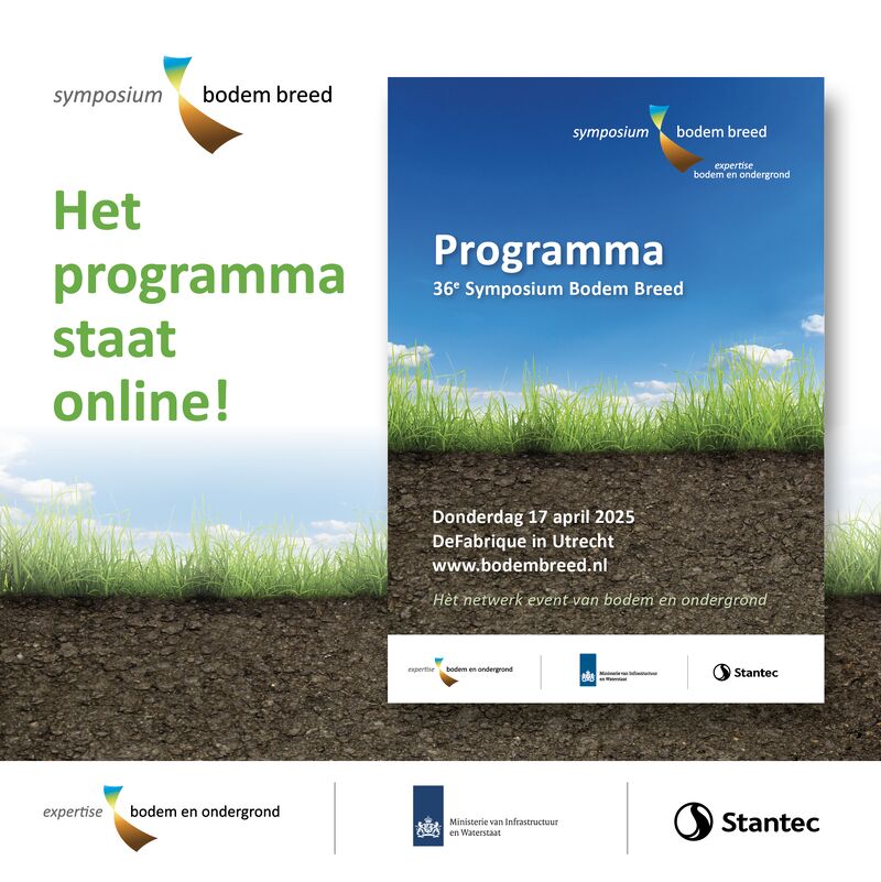 Het netwerk event van de bodem en ondergrond! | voor en door de bodem en ondergrond professional | Donderdag 17 april 2025 | DeFabrique in Utrecht #symposiumbodembreed #NLingenieurs