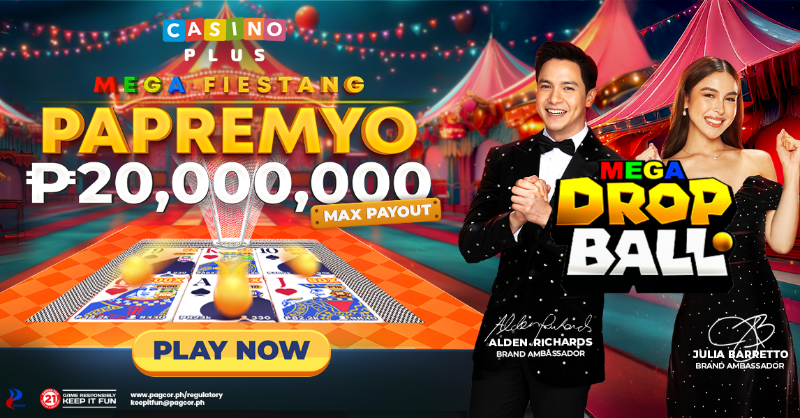 casinoplusph's tweet photo. Ang bago sa Casino Plus-Mega Dropball, Bawat Bagsak, Panalo Agad! 🏆 

Win up to ₱20,000,000 👇
