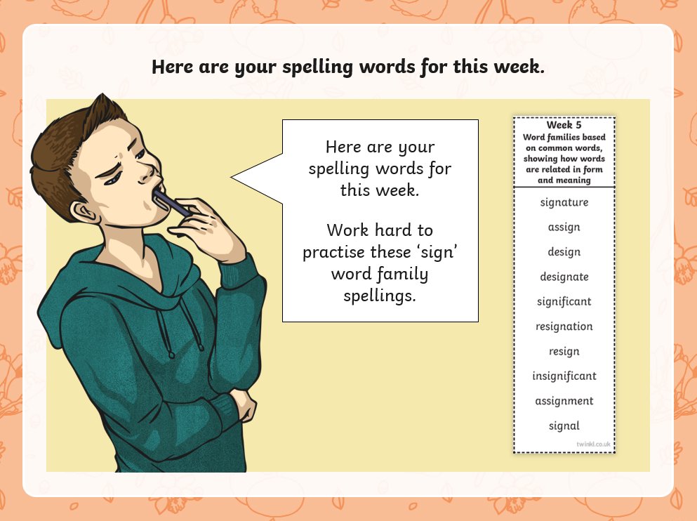 Here's your spellings for the final week of this term! <a href="/OwlerBrookC12/">Owler Brook Y6</a> <a href="/OwlerBrookC13/">Owler Brook Y6</a> #OwlerBrookHomeLearning