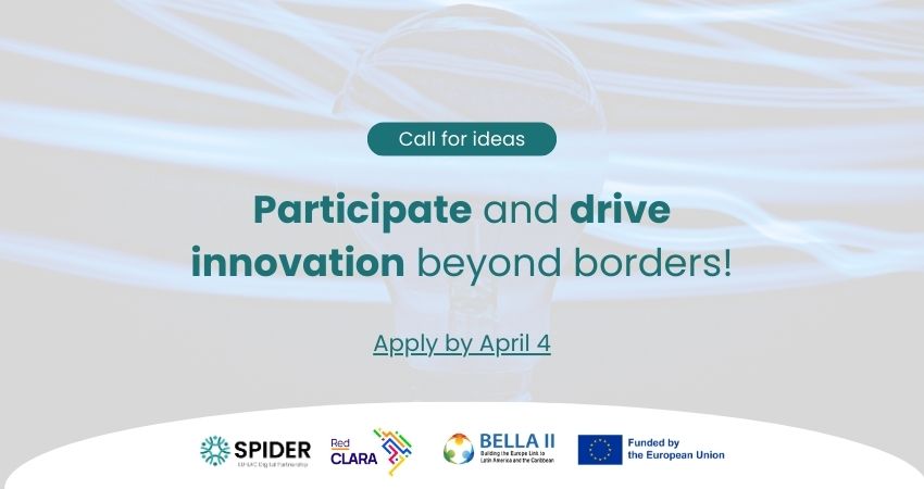 spider_HEU's tweet image. 🚀 Innovators wanted! 🚀
SPIDER Call for Ideas is open for solutions that connect Europe &amp;amp; Latin America.
AI, cybersecurity, or resource sharing - what&apos;s your big idea?
Mentoring, investor connections &amp;amp; more for selected proposals.
🗓️Apply by 4 April: bit.ly/4buSOFs