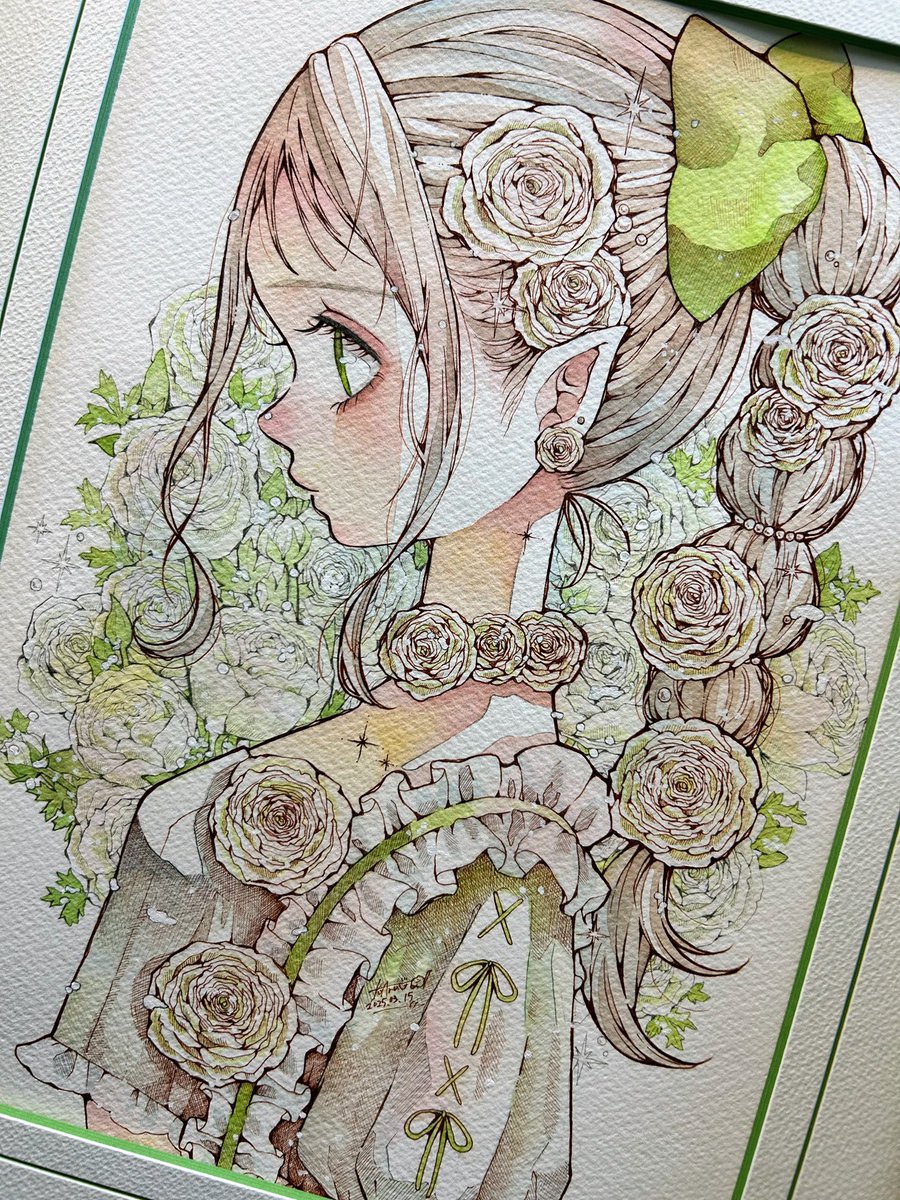 原画最強に可愛い
紙の質感とか線の繊細さとか尊い