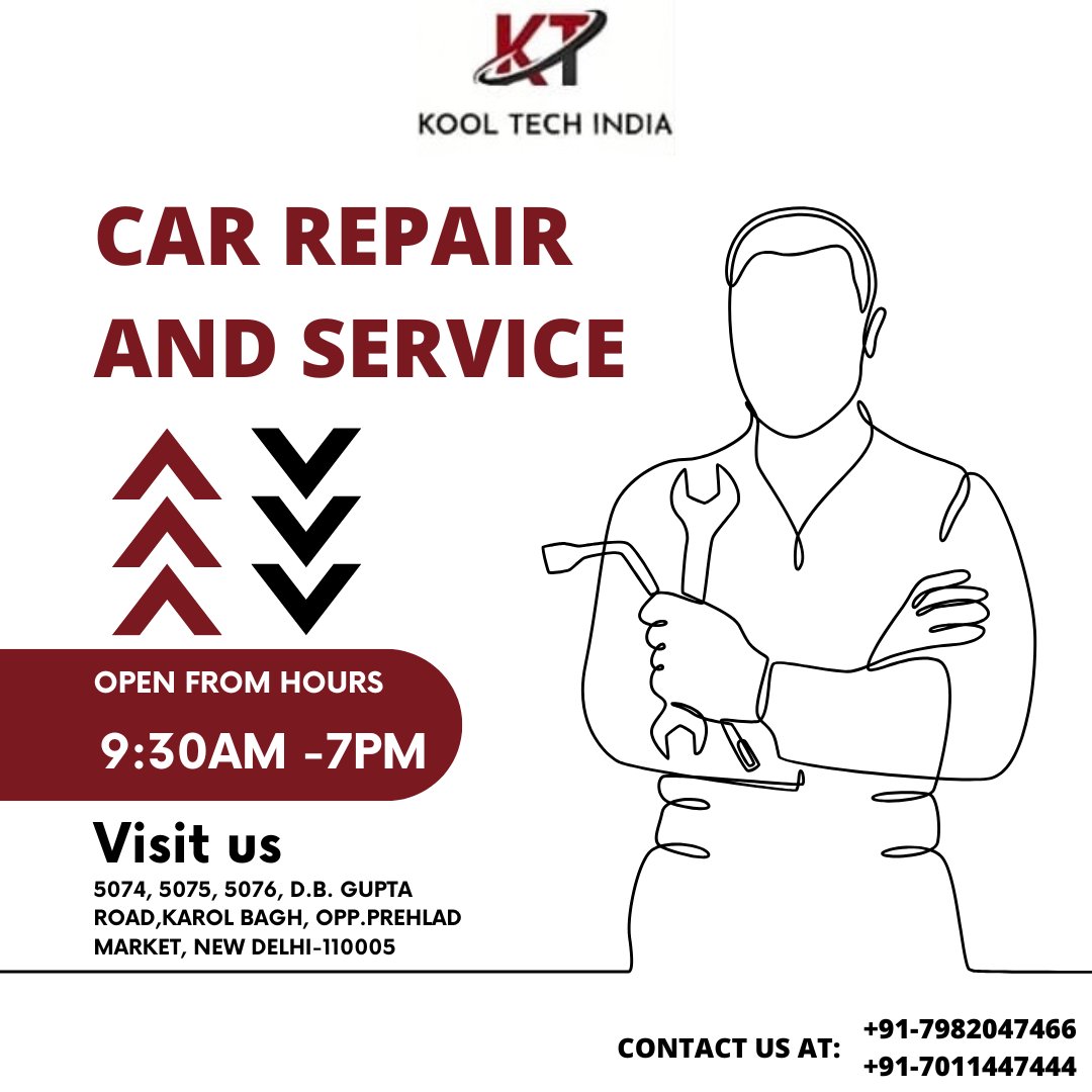 KoolTechIndia's tweet photo. Looking for reliable car repair and AC services? Look no further than KoolTech! Our skilled technicians are here to ensure your car runs smoothly, whether you need a quick fix or an air conditioning tune-up.

Visit us today for top-quality service. For inquiries, contact us now! https://t.co/dCTs1vzbQE