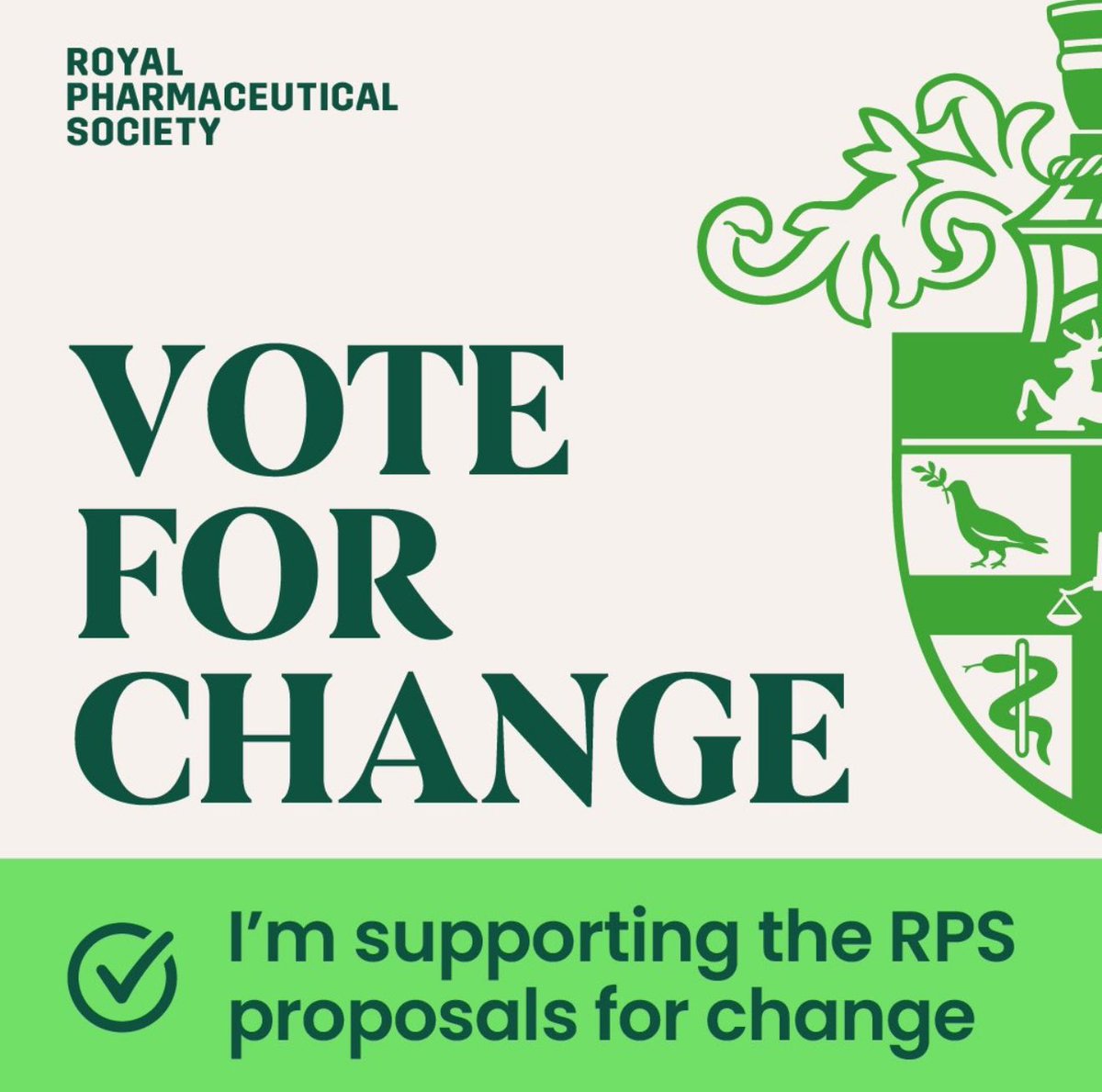 Amplify Pharmacy’s Voice: Make History
Pharmacy must shape NHS reforms, not just respond to them.
Royal College will:
—Give us a stronger voice in government &amp; healthcare policy.
—Ensure pharmacy leads in medicines, prescribing &amp; patient care.
#RPS members #voteYES #makehistory