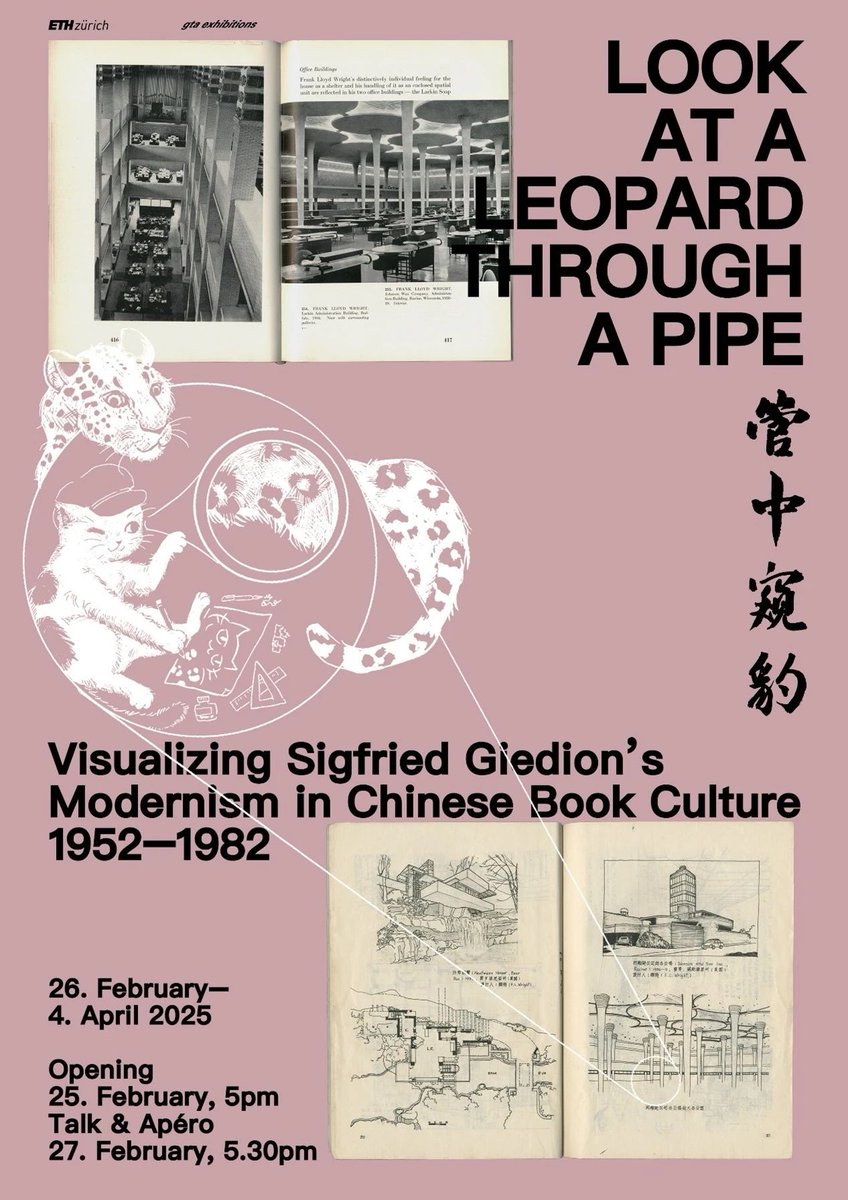 🎬Wang Yulin, a doctoral student of Tongji University, curates the exhibition of Chinese historical documents——its textbooks on the modern history of architecture in foreign countries at ETH Zurich, Switzerland, which has been on display until May 9.👍👀