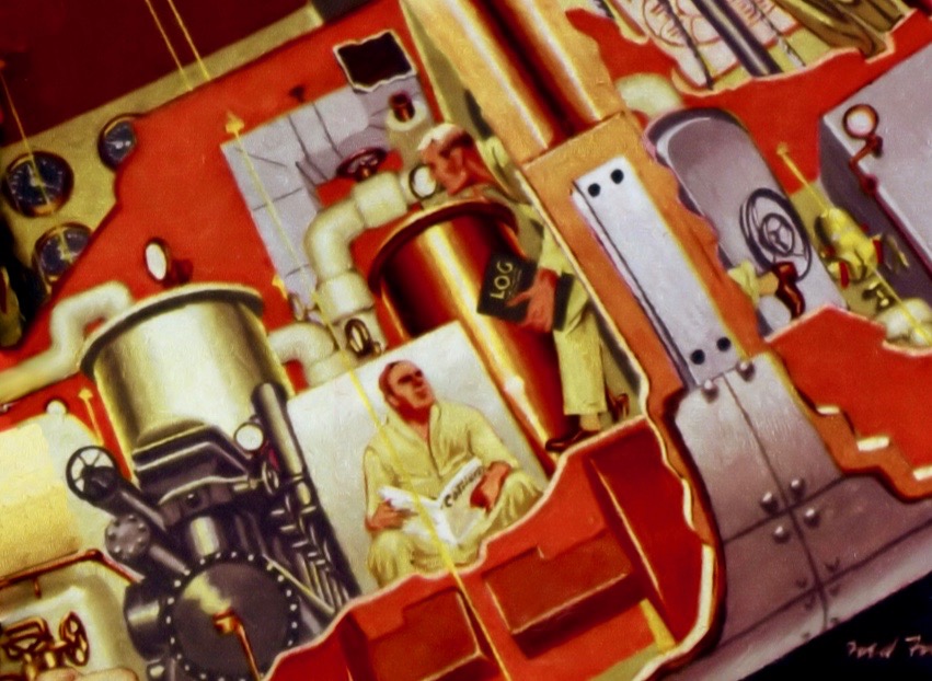 LRonLacy's tweet photo. Reading *Collier’s* in the water recovery plant
#WillyLey #FredFreeman #spacestation #astronautics
[to be continued: PART 5 of 5] https://t.co/nmTAFHtels