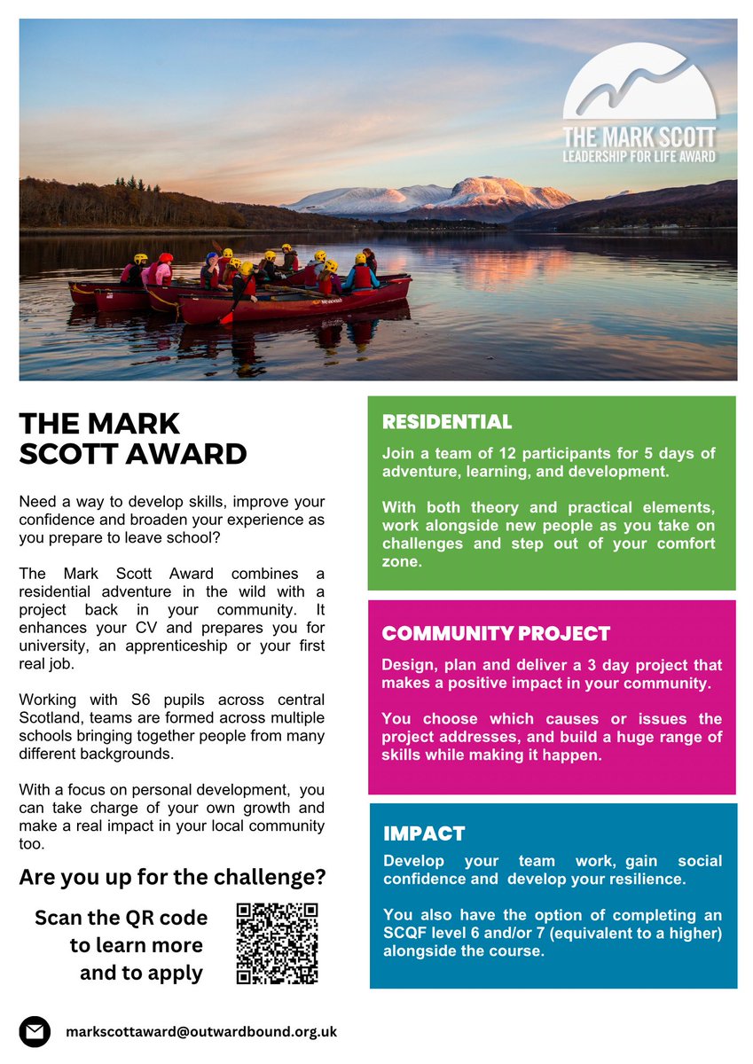 On route to @CastlebraeCC for another recruitment presentation. 

If your school is involved with the <a href="/MSLFLAward/">Mark Scott Award</a> our team have been in touch to talk to your current S5 about this opportunity for them in sixth year: