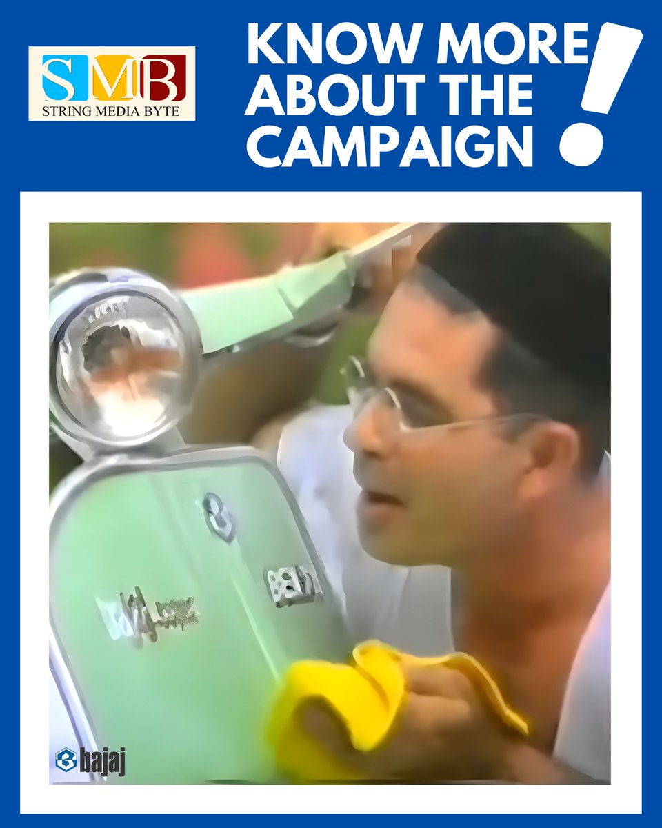 StringMediaByte's tweet photo. ✨ 1989: A jingle that united India! Hamara Bajaj wasn’t just an ad; it was a movement of progress, pride &amp; emotion. 🚀

💡 Key Takeaways:
Emotional ads last forever
National connect builds loyalty
Simplicity wins every time

#HamaraBajaj #IconicAds https://t.co/DwzUpwB0lI