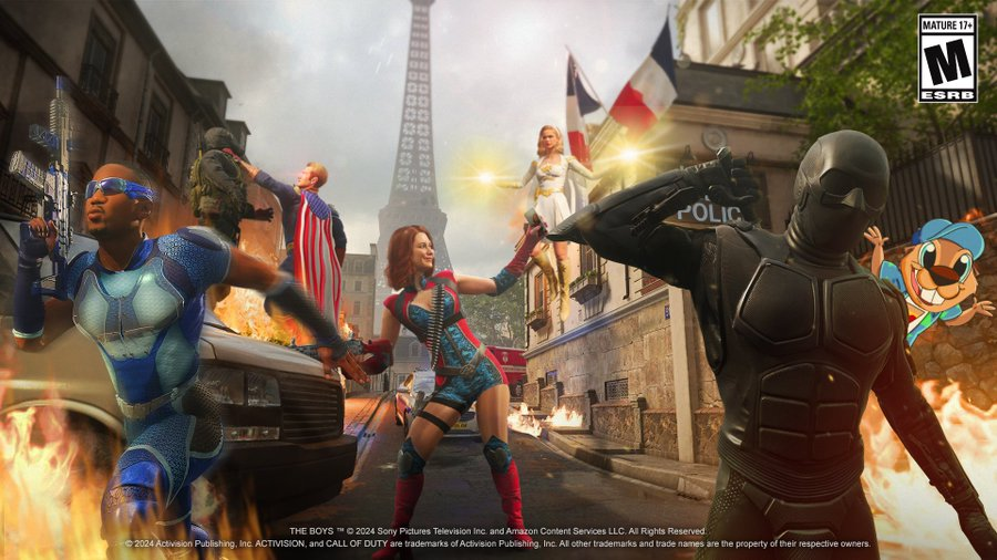 cryzembor's tweet photo. Justice never sleeps ���🏼‍♂️

Oi! Your favorite Supes from TheBoysTV
 are back in the Call of Duty store for a limited time 🔥 https://t.co/l9EU4KYXx3