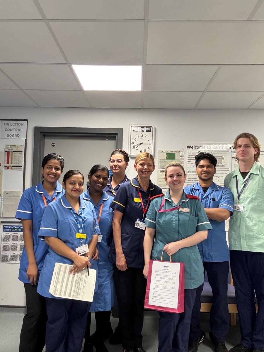 Welcome to our new SNA Amy on Bantham ward. Back in TOR again ❤️⁦<a href="/sue_timminsNHS/">Sue Timmins</a>⁩ ⁦<a href="/UHP_NHS/">University Hospitals Plymouth NHS Trust</a>⁩