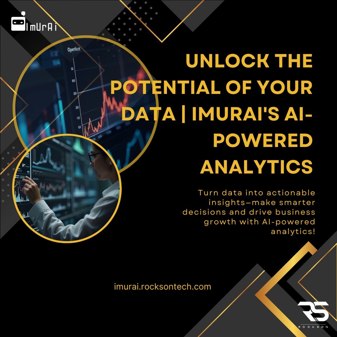XodeNet's tweet image. Unlock the Potential of Your Data | ImUrAi&apos;s AI-Powered Analytics

Extract  valuable  insights  from  large  amounts  of  data,  driving  smarter  decision-making  and  business  growth. 
imurai.rocksontech.com

#IncreaseProfitability #OptimizeOperations #ImUrAiSolutions