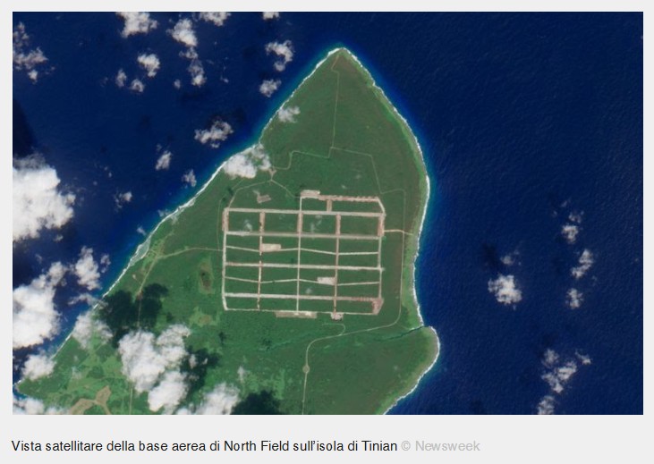 Gli #USA stanno ripristinando la base aerea dell'isola di Tinian nel Pacifico da cui partirono gli aerei con le bombe atomiche sganciate sul Giappone. Ne parliamo nella rubrica di #giornalismo satellitare In Orbita uscita con IrpiMedia. 👇 lnkd.in/df7KRGmH