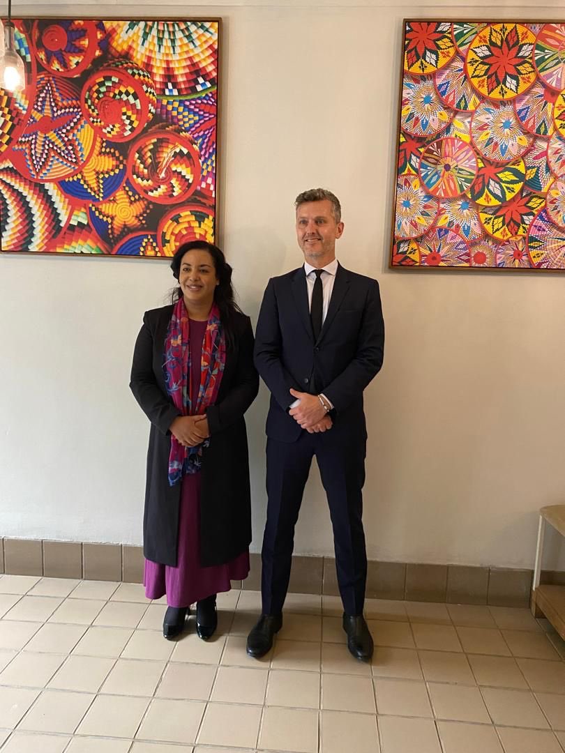 Sune Krogstrup π©π° (@dkambinaddis) on Twitter photo I recently had the pleasure of meeting with H.E <a href="/ErgogieTesfaye/">Ergogie Tesfaye (PhD)</a>. We exchanged on the upcoming π©π° country program for πͺπΉ and discussed its overarching strategic priorities, which aim to foster gender equality and womenβs rights πͺ#genderequality #resilience #MoWSA #Denmark I recently had the pleasure of meeting with H.E <a href="/ErgogieTesfaye/">Ergogie Tesfaye (PhD)</a>. We exchanged on the upcoming π©π° country program for πͺπΉ and discussed its overarching strategic priorities, which aim to foster gender equality and womenβs rights πͺ#genderequality #resilience #MoWSA #Denmark