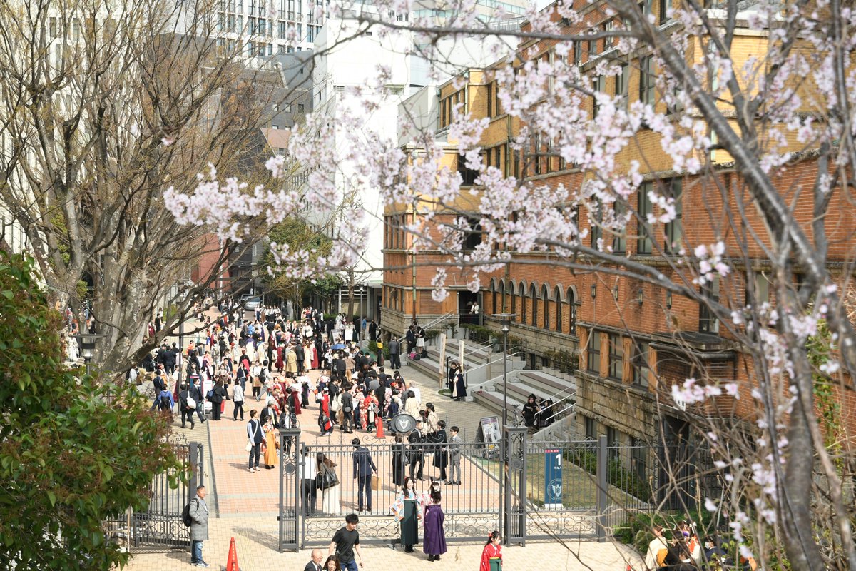 SophiaUniv_JP's tweet image. 本日3月24日は2024年度学位授与式でした🎓
卒業生の皆さん、本当におめでとうございます👏

今日という特別な日を迎えられたことを、教職員一同、心から嬉しく思います。新たな一歩を踏み出す皆さんの未来が、希望と輝きに満ちたものとなりますように。

これからのご活躍を心よりお祈りしています！