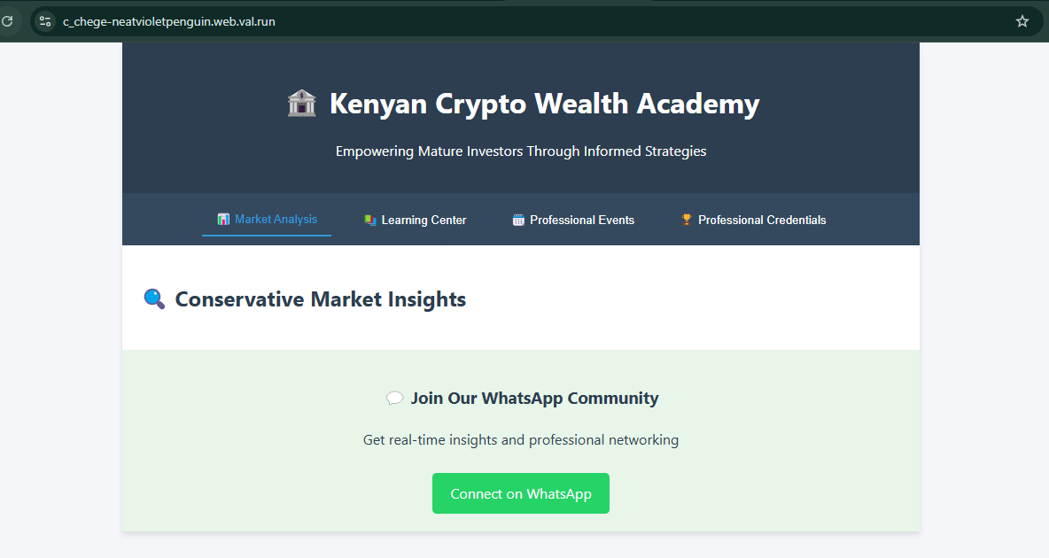 richly_chege's tweet photo. a crypto investing education platform built with Townie AI! 📊💡#TownieAi #artificial_intelligence https://t.co/LhypyX4fyC