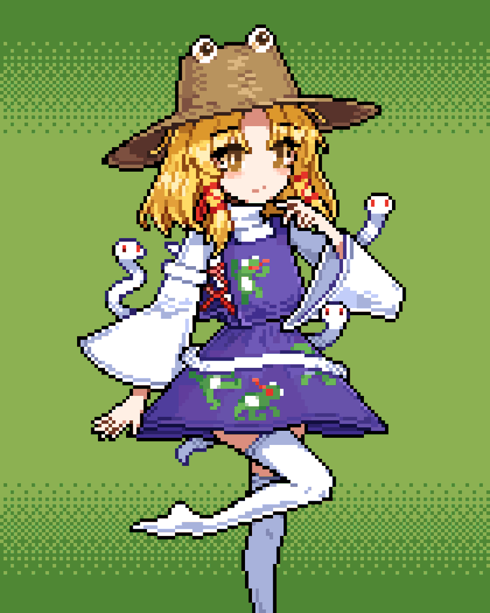 sechy17's tweet image. 諏訪子
#pixelart #ドット絵 #東方Project