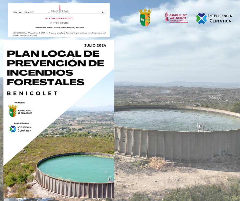 ¡FELIZ LUNES!       
 
¡SEGUIMOS APOSTANDO POR LA PREVENCIÓN DE IF!      👉#BENICOLET ya dispone de un Plan Local  de Prevención de Incendios Forestales  ⛔️🔥🏡 

dogv.gva.es/datos/2025/03/…

 #stopalfoc