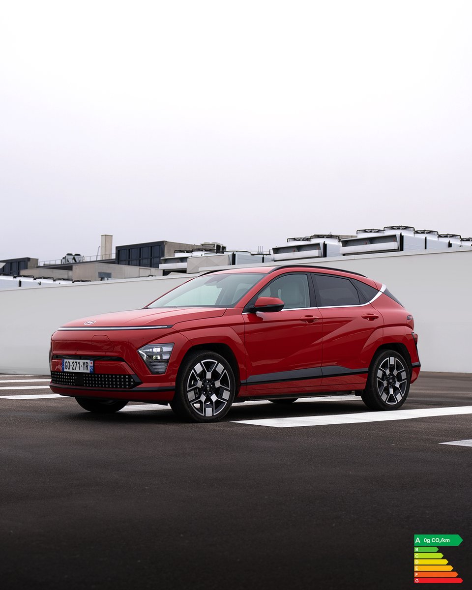 ⚡🚗 Hyundai KONA Electric : Pour ceux qui roulent avec style et cherchent l'aventure.

Prêt pour une nouvelle ère de conduite ? 😎🔋

À découvrir ici : hyundai.com/fr/fr/modeles/…

#Hyundai #Hyundaifrance #KONA #EV #KonaElectric