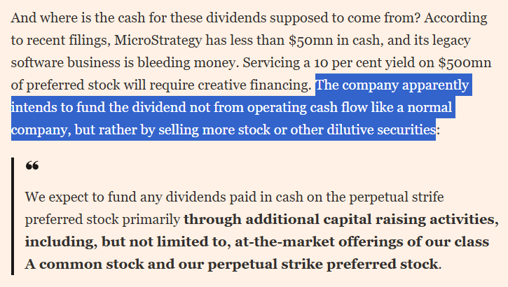 quantian1's tweet photo. Is there a some kind of special term for an investment strategy that is only capable of paying out current investors' returns by raising money from new investors? https://t.co/0kUdL3vrQQ