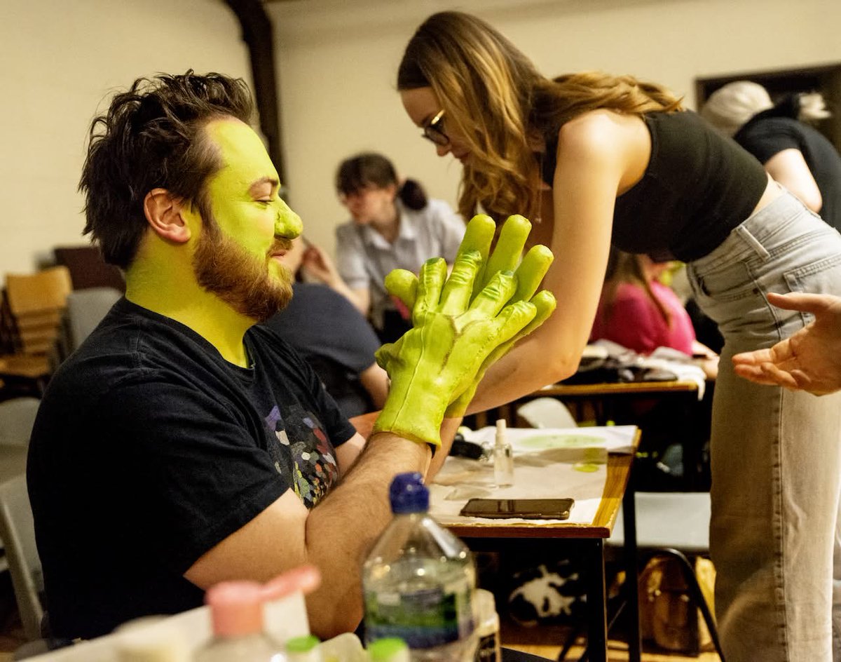 UniofNorthamptonNews (@uninhantsnews) on Twitter photo Take a sneak peek behind the scenes...👀
<a href="/UniNorthants/">UniofNorthampton</a> <a href="/UONHMPSS/">Hair, Make-up and Prosthetics for Stage and Screen</a> students have been working hard with <a href="/RutMusicTheatre/">RutlandMusicalTheatr</a> to deliver swamp-worthy looks for rehearsals of #ShrekTheMusical🎭🧅
Book your ticket today!👉bit.ly/41Uky1X
Full story: bit.ly/402m5Un Take a sneak peek behind the scenes...👀
<a href="/UniNorthants/">UniofNorthampton</a> <a href="/UONHMPSS/">Hair, Make-up and Prosthetics for Stage and Screen</a> students have been working hard with <a href="/RutMusicTheatre/">RutlandMusicalTheatr</a> to deliver swamp-worthy looks for rehearsals of #ShrekTheMusical🎭🧅
Book your ticket today!👉bit.ly/41Uky1X
Full story: bit.ly/402m5Un